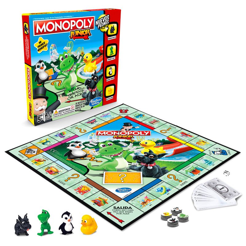 Monopoly Juego De Mesa Junior Español
