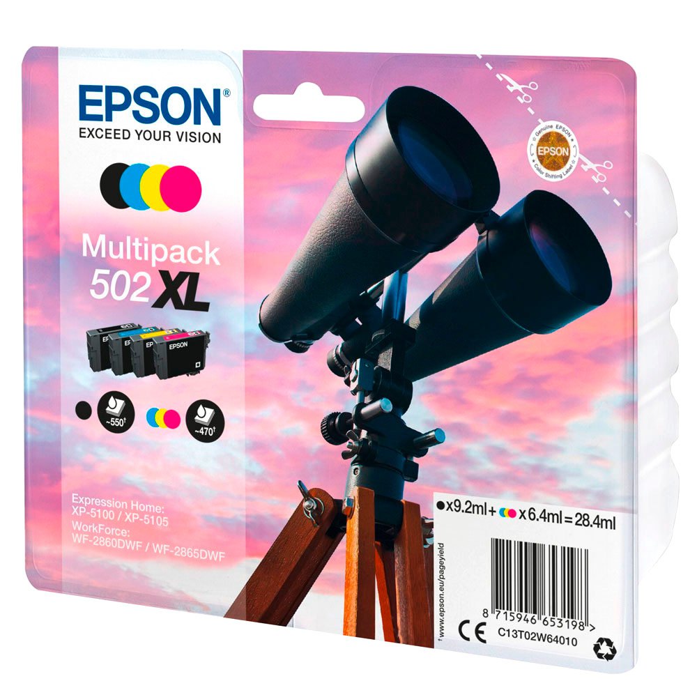 Epson Mustepatruuna Multi Pack 502 XL T 02W6