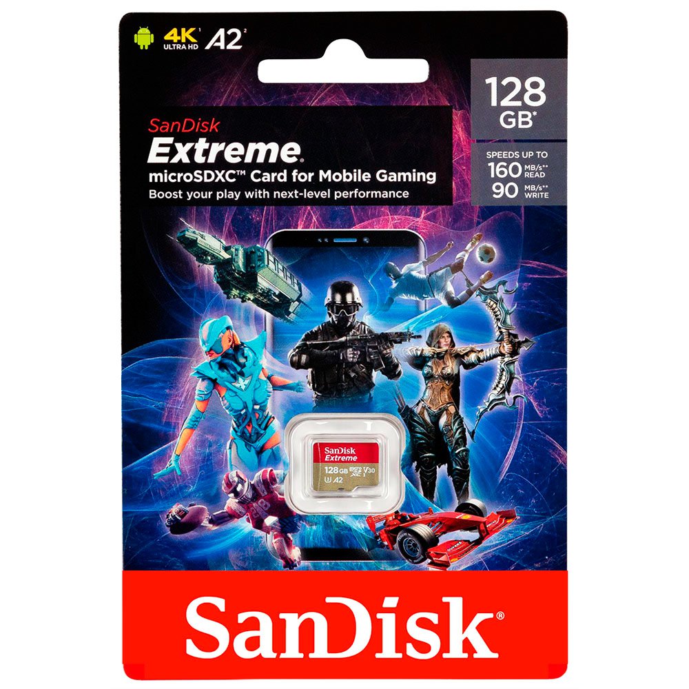 Sandisk Tarjeta Micro SD 128GB Gaming Multicolor| Techinn
