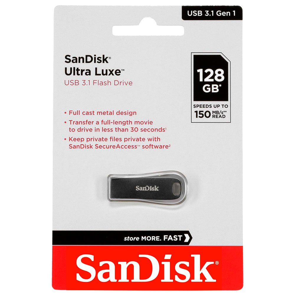 Sandisk Cruzer Ultra Luxe 128GB USB 3.1 Pendrive