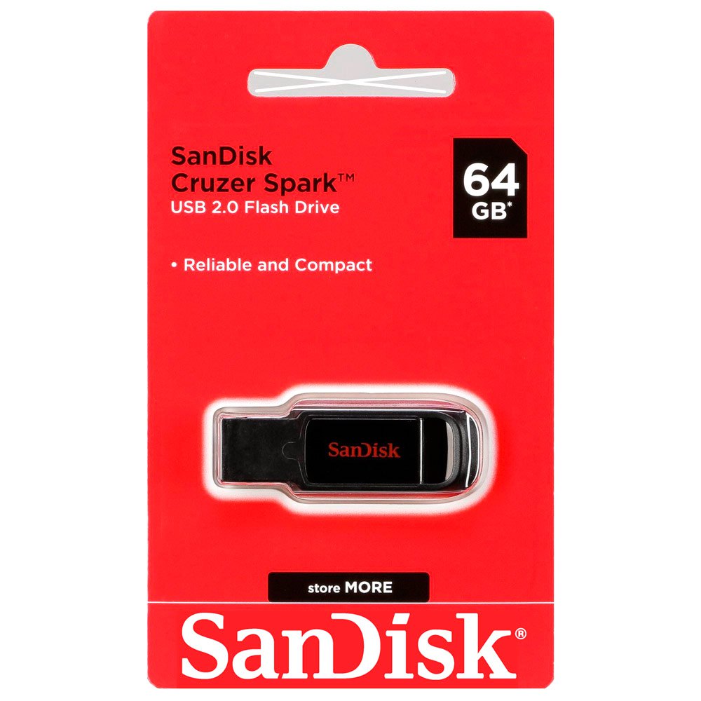 Floración Sentirse mal Centímetro Sandisk Pendrive Cruzer Spark 64GB USB 2.0 Negro | Techinn