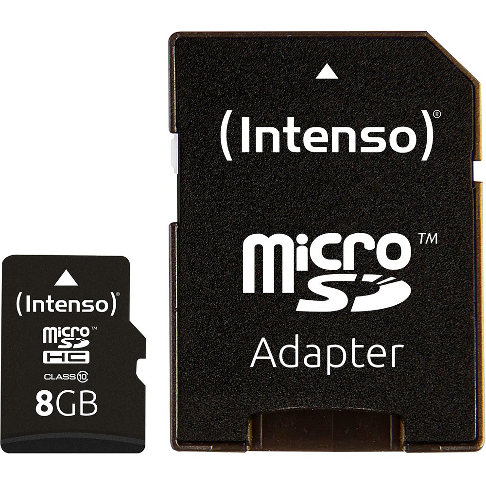 Intenso メモリカード Micro SDHC 8GB Class 10 黒 | Techinn
