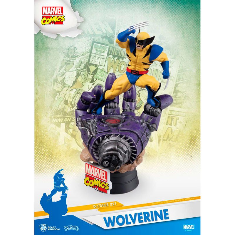 Marvel Wolverine Diorama X-Men 16 Cm