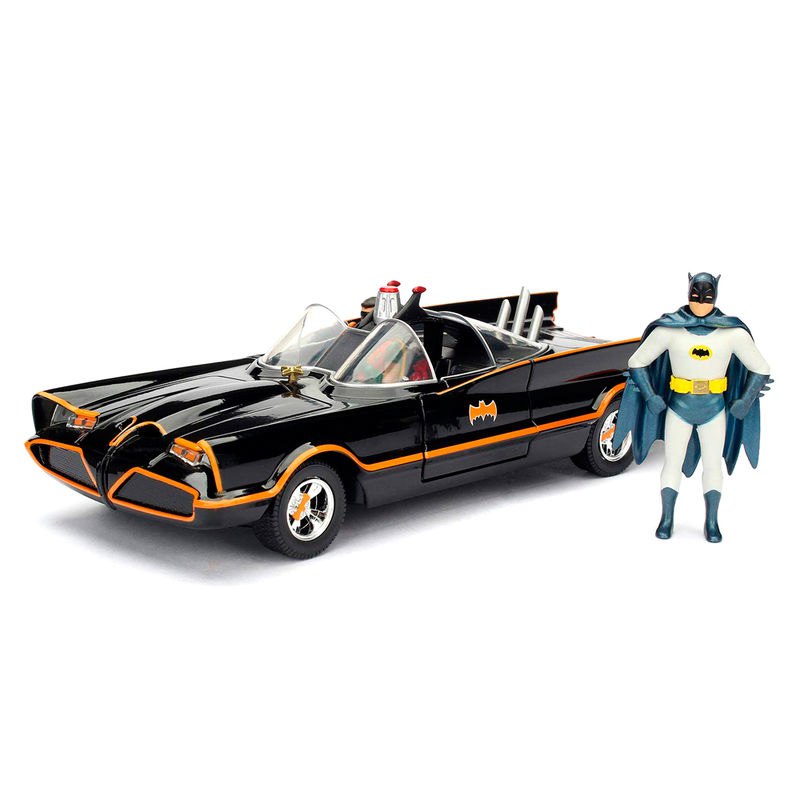 Dc comics Batman Klassiske TV Metal Bil+Figur Figur Batmovil 1966