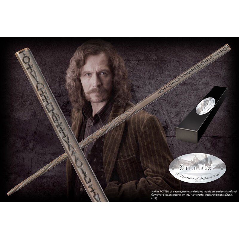 Harry Potter Sirius Black Zauberstab mit 3D Lesezeichen 