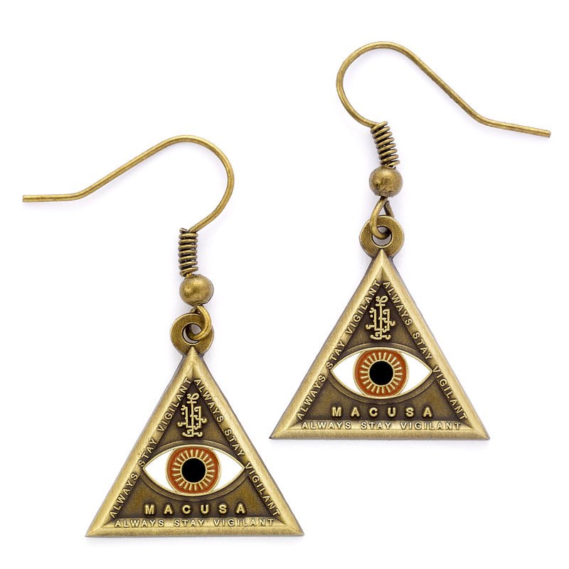 The carat shop Fantastic Beasts Triangle Eye Earrings