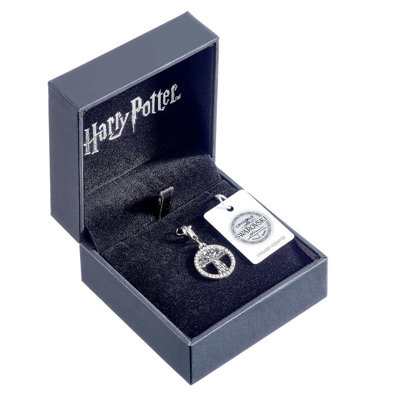 beschermen ring kool The carat shop Harry Potter Whooping Willow Swarovski Charm Multicolor|  Dressinn