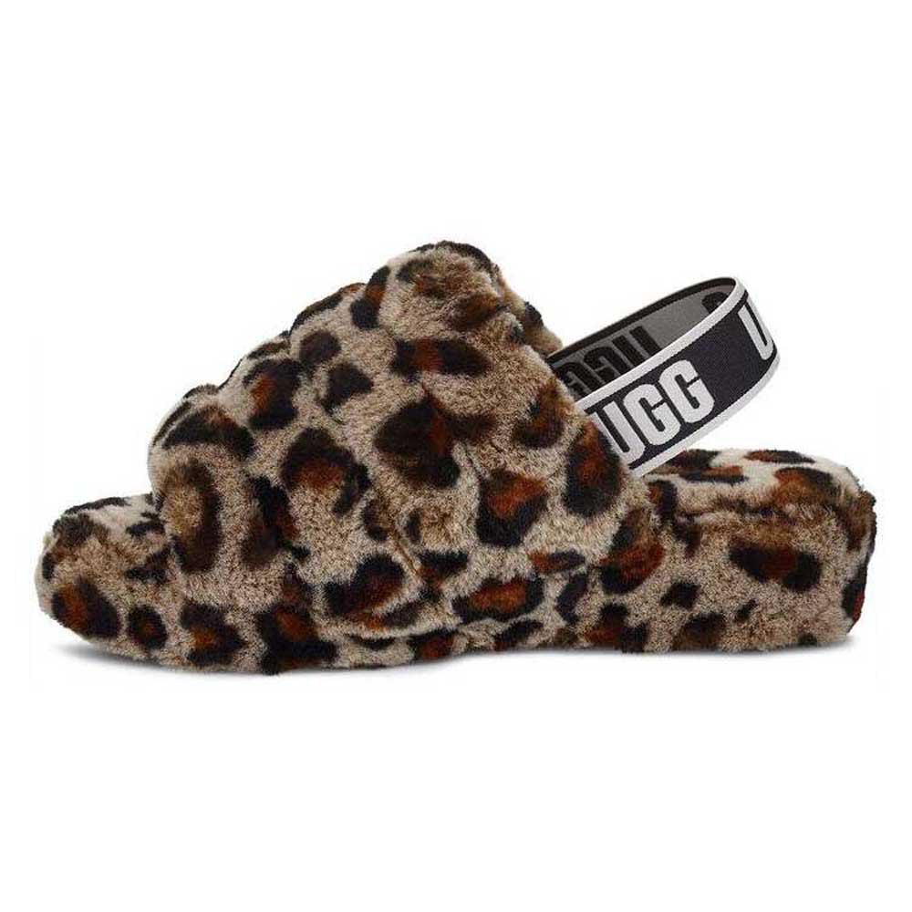 Ugg Fluff Yeah Leopard Slippers