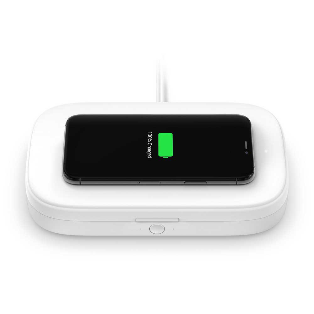 Belkin Chargeur WIZ011vfWH UV Cleaner With Wireless Charging 10 W