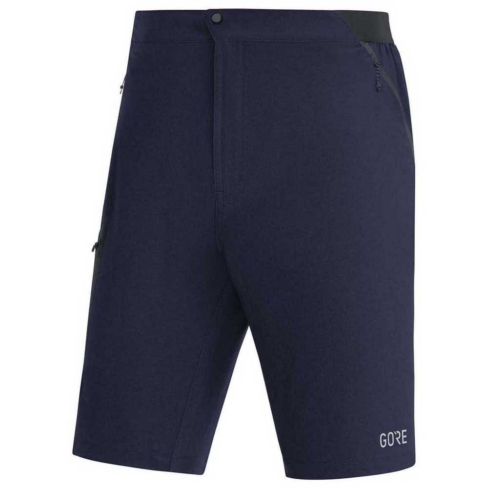 Gore Wear r5 2 en 1 shorts Sphere Blue señores de ejecución shorts breve tramo pantalones azul 