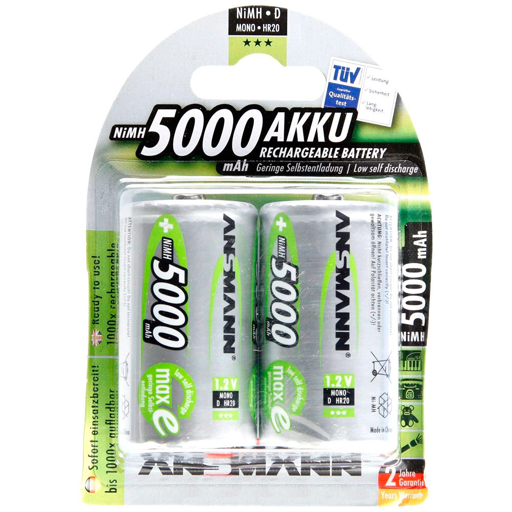 ansmann-genopladelig-mono-d-1x2-maxe-nimh-5000-mah-batterier