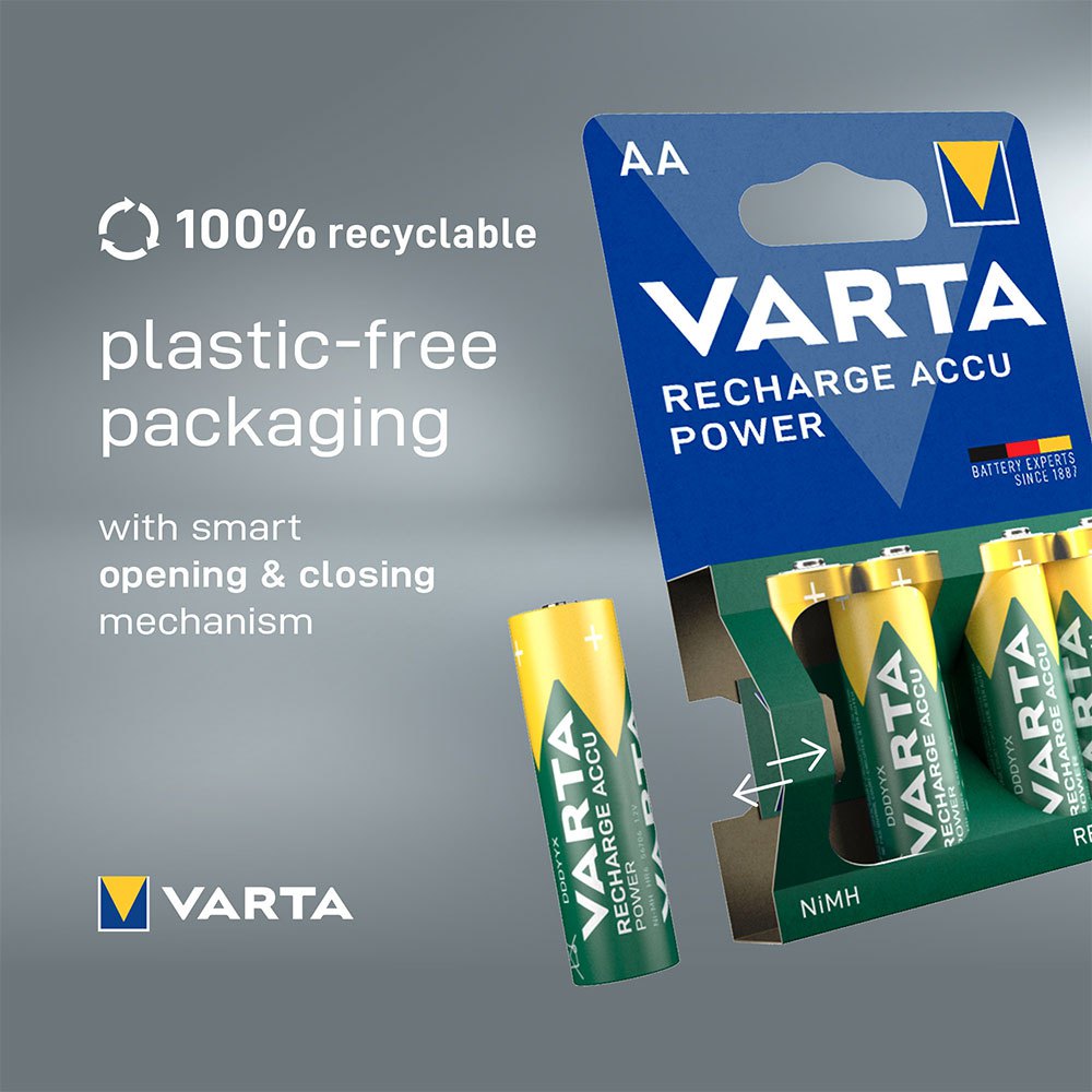Varta 1x4 Rechargeable AAA Ready2Use NiMH 800mAh Micro Batteries