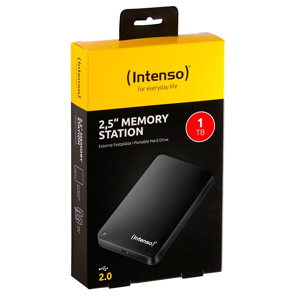 Intenso Disco duro externo HDD Memorystation 2.5 USB 2.0 1TB