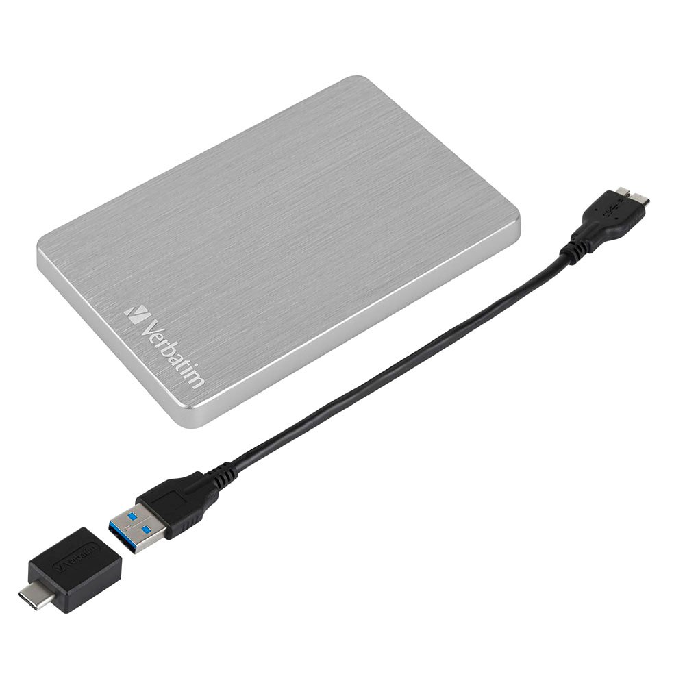 Verbatim Store n Go 2.5 ALU USB 3.2 1TB Ekstern HDD-harddisk