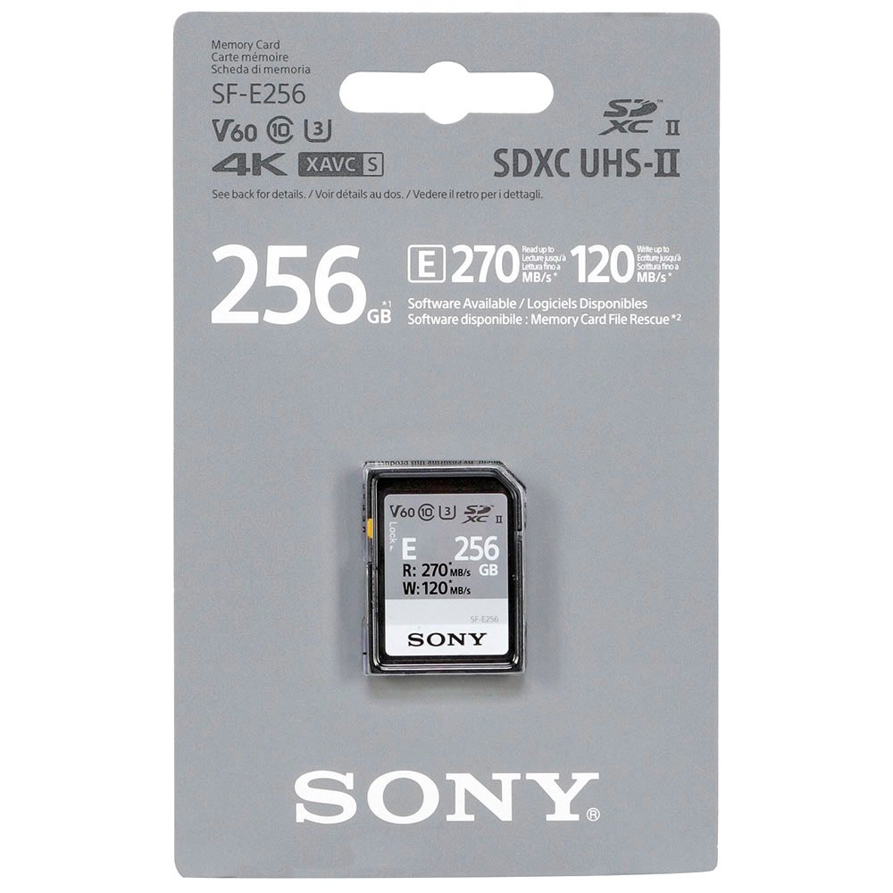 Sony 256GB SDXC-Karte Cl10 UHS-II U3 V60 