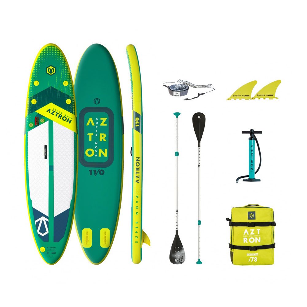 aztron-super-nova-compact-110-inflatable-paddle-surf-set