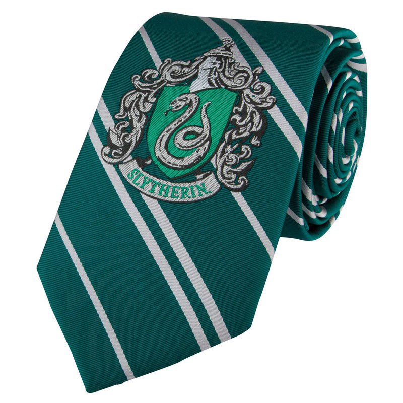 cinereplicas-corbata-infantil-slytherin-harry-potter-logo-tejido