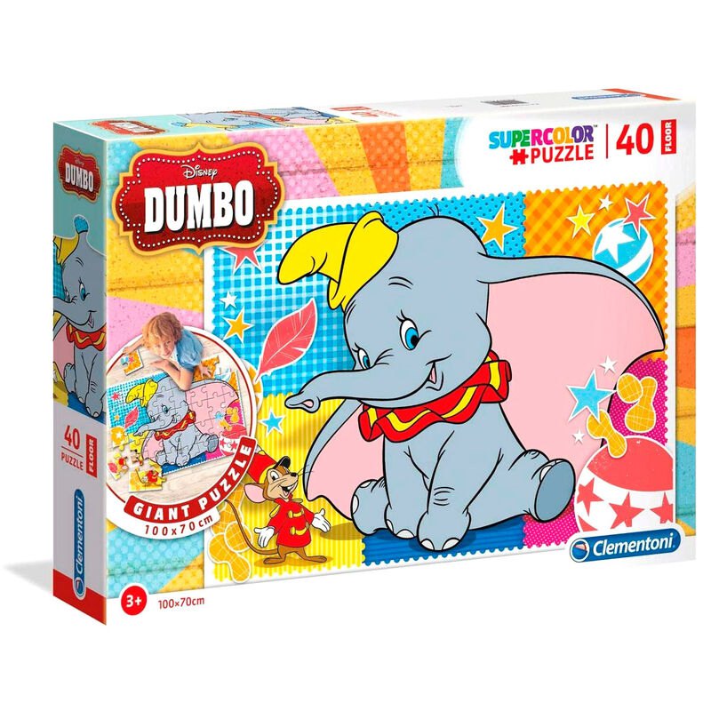 Breeding Clinic Maiden Clementoni Disney Dumbo Puzzle 40 Pieces Multicolor | Kidinn