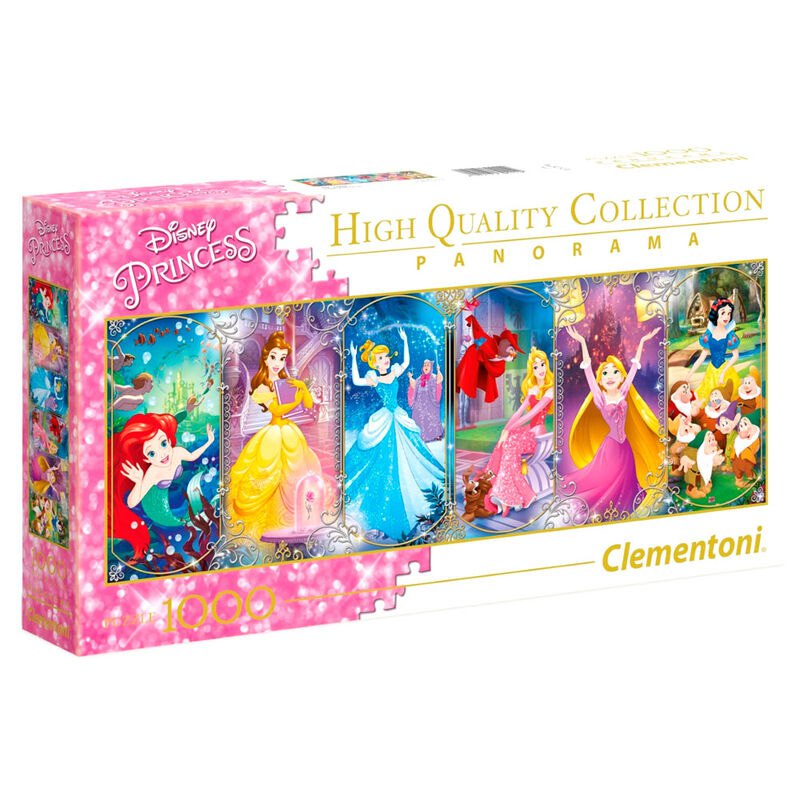Disney Princess 1000 Panorama Clementoni Jigsaw Puzzle High Quality 