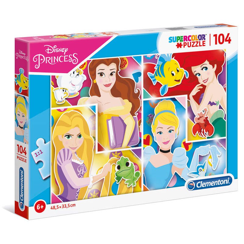 Disney Princess Brillant Puzzle 104 Teile Kinderpuzzle Clementoni 20140.2 