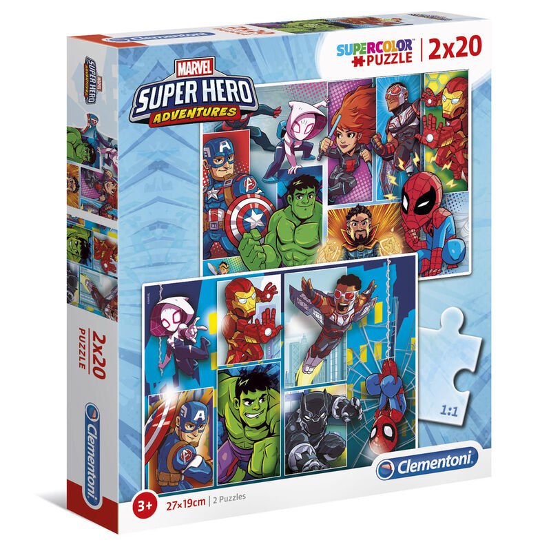 Jigsaw Puzzle Marvel SUPER HERO Adventures Avengers Characters 24 Pcs S2 