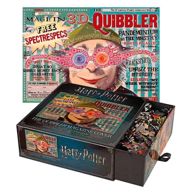 Harry Potter The Quibbler Magazine Cover Puzzle 1000 pcs NOBLE COLLECTIONS 