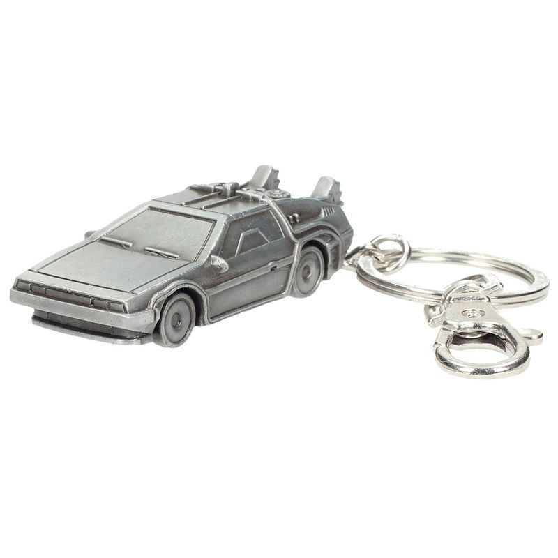 SD Toys Back To The Future Delorean 3D Metaal Sleutelhanger