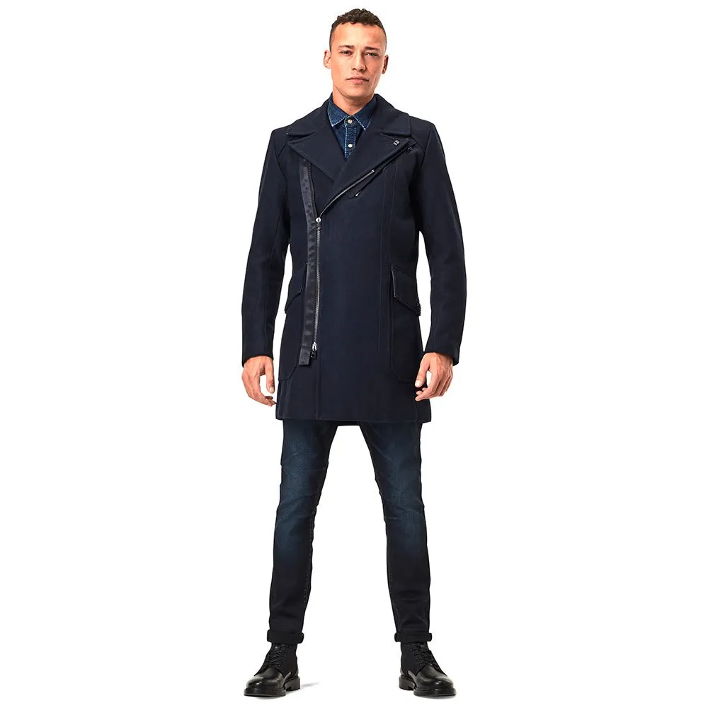 G-Star Biker Wool Long Coat | Dressinn