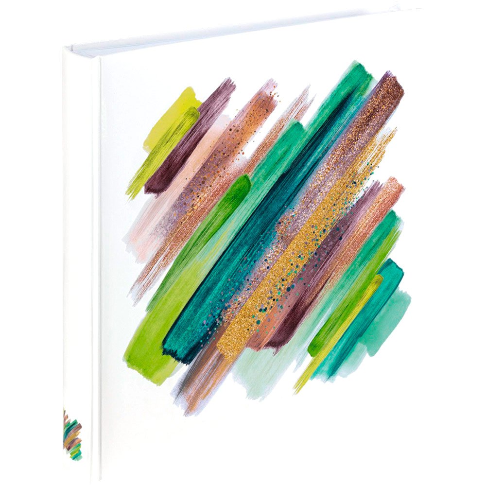 Hama Brushstroke green 30x30 cm 80 Pages Jumbo-Album Photo Album  Multicolor| Techinn