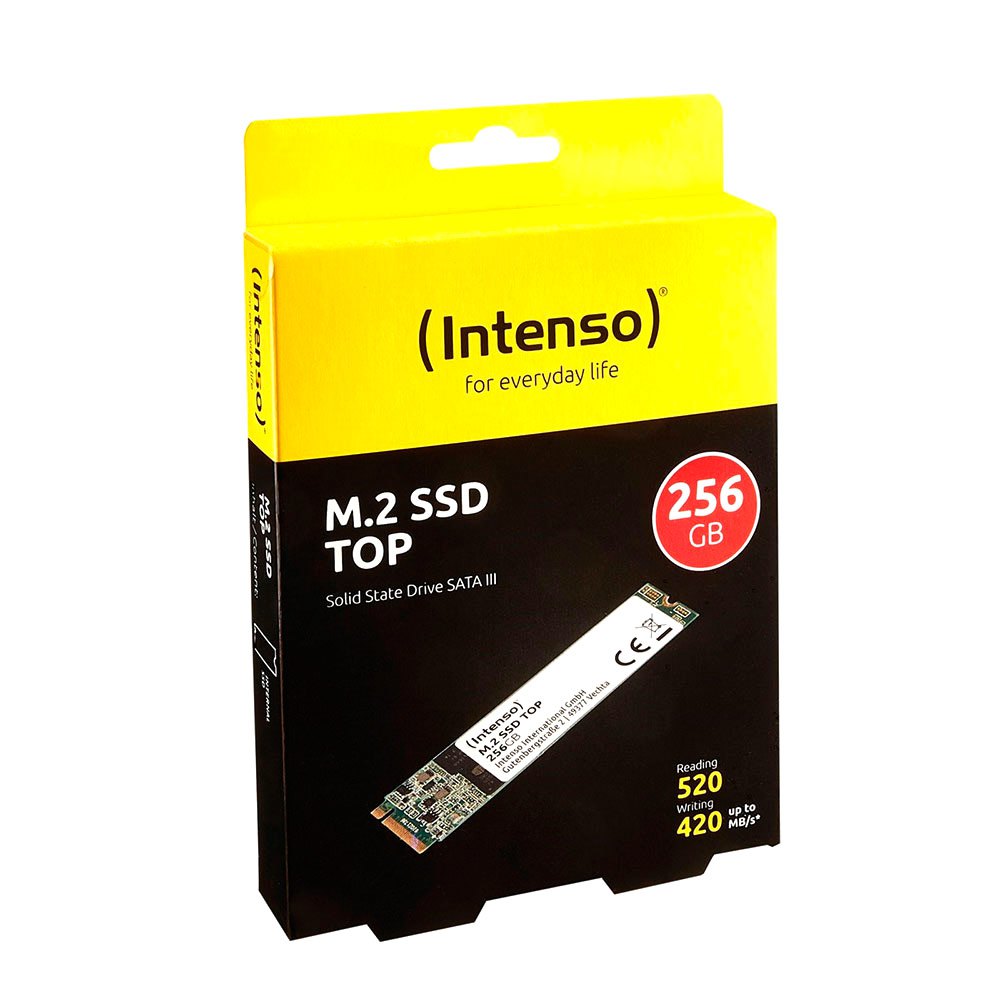 Intenso ハードドライブ M.2 SSD TOP Sata 3 256GB