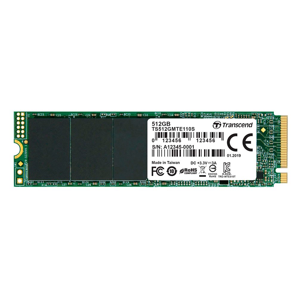 Transcend SSD MTE110S NVMe Gen3 x4 512GB Hard Drive Green| Techinn
