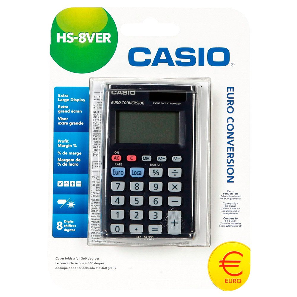 Casio HS 8 VER Euro Sort | Kidinn