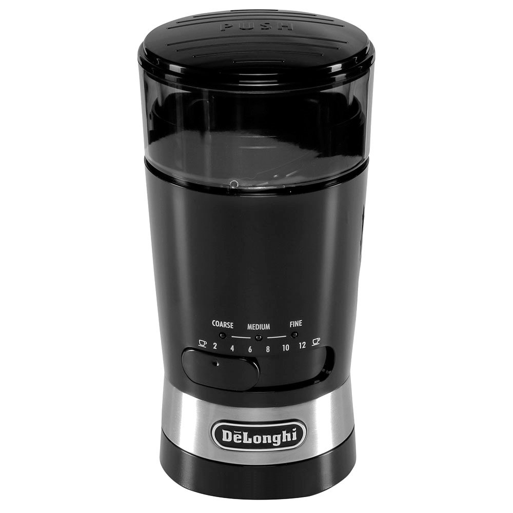 Stainless Steel Black DeLonghi KG210 Electric coffee grinder 