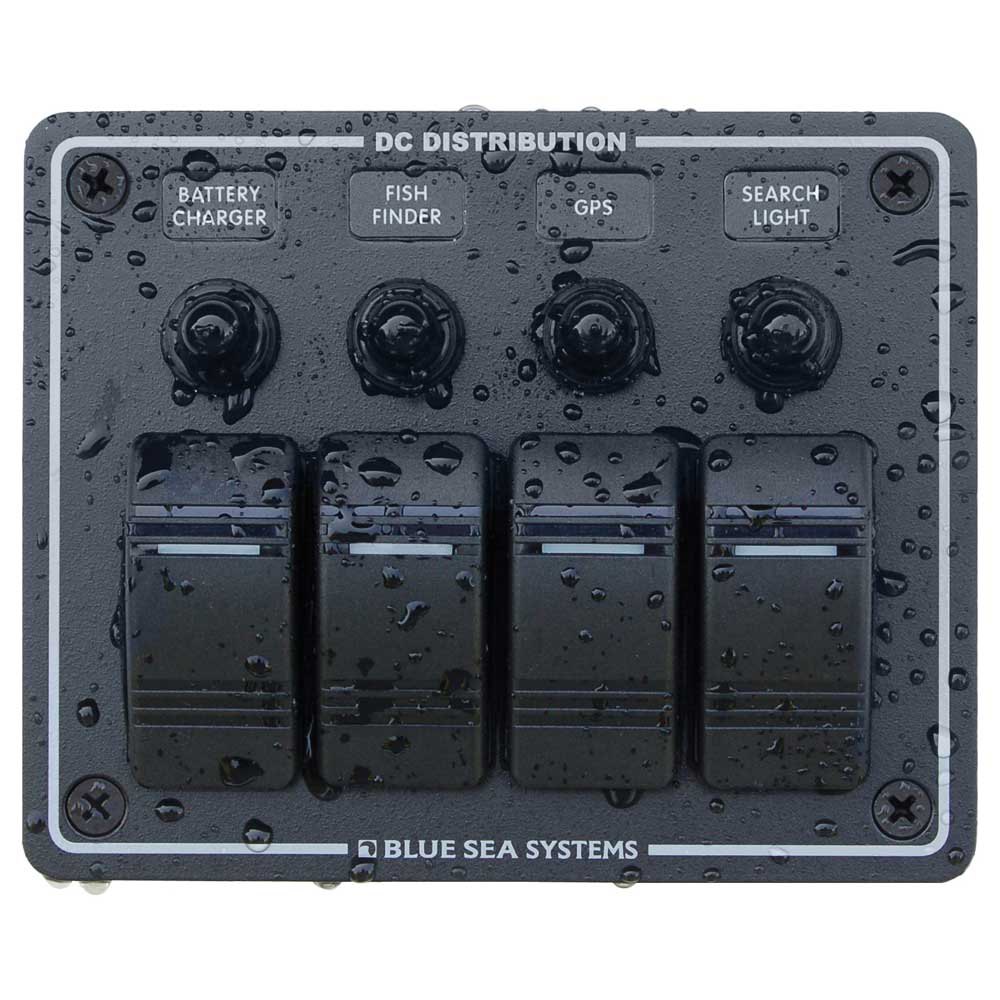 Blue sea systems Water Resistant Panel 4 Position