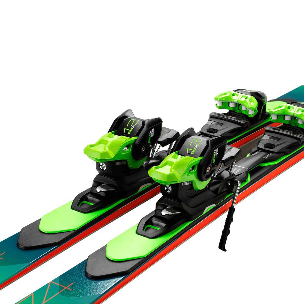 Elan SCX Fusion X+EMX 12.0 Alpine Skis Green Snowinn