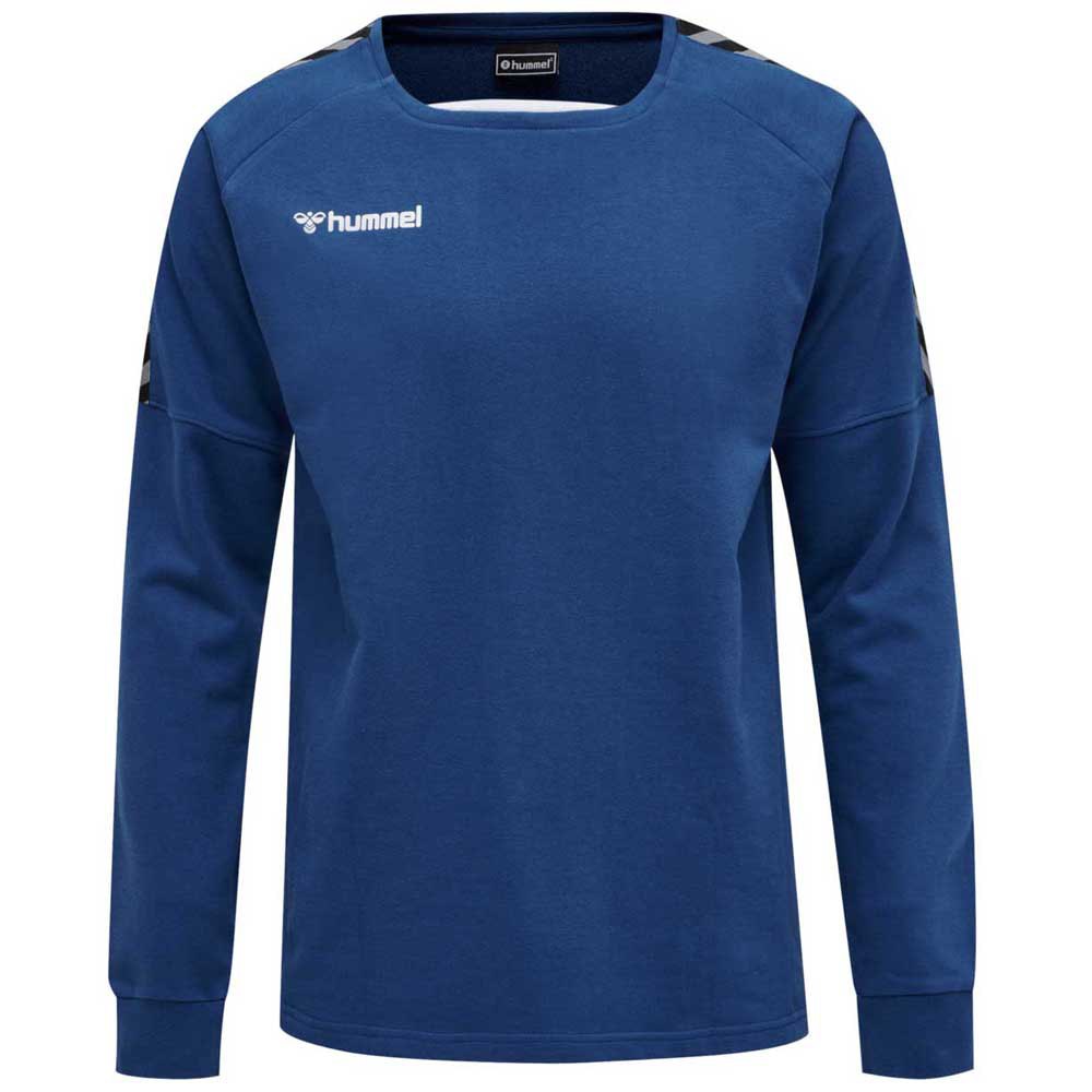 zout lager Rijk Hummel Authentic Training Sweatshirt Blauw | Goalinn