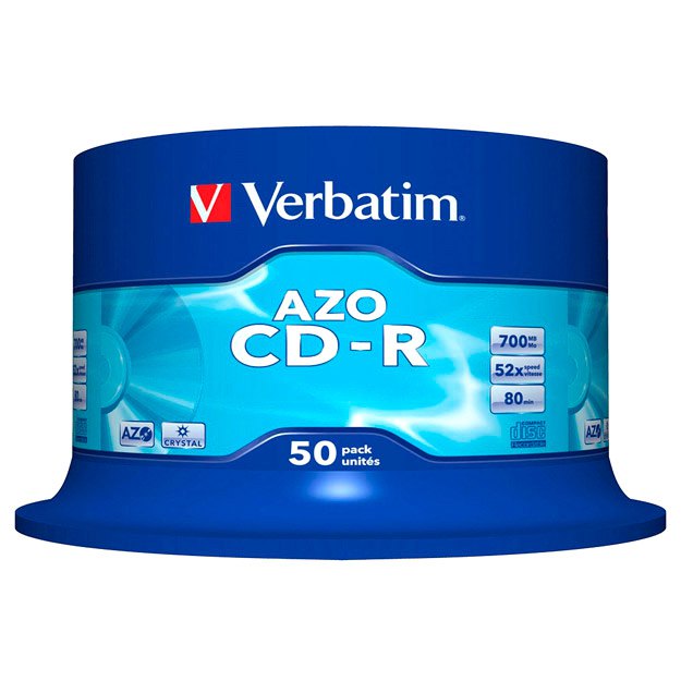 Verbatim Azo CD-R 700MB 52x Ταχύτητα 50 Μονάδες