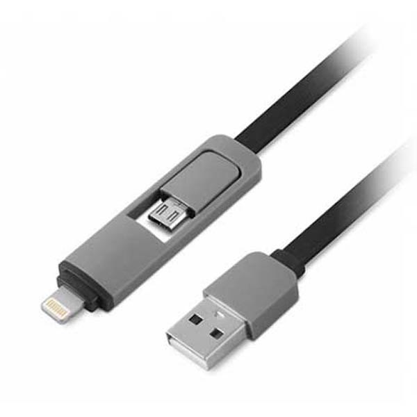 1life Cable USB USB A To Lightning/Micro USB 1 M