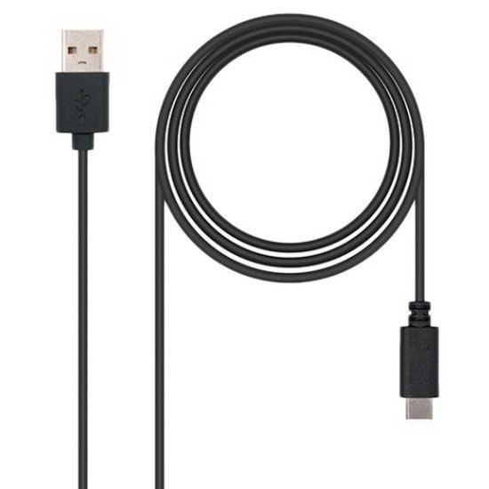 Nanocable USB-kabel USB A 2.0 Male To USB C Male 1 M