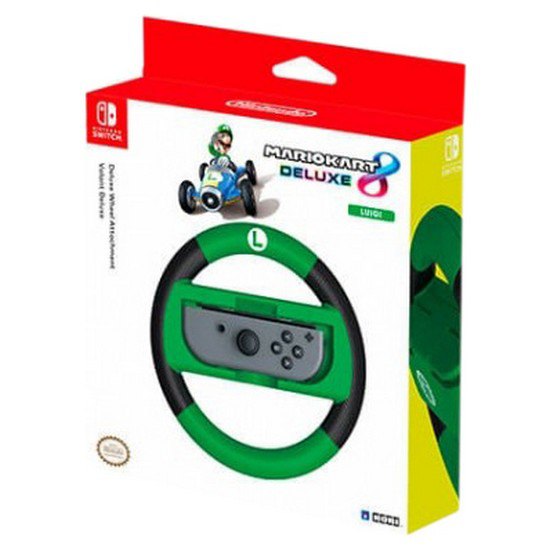 Hori Mario Kart 8 Deluxe Luigi Nintendo Switch Joy-Con Steering Wheel