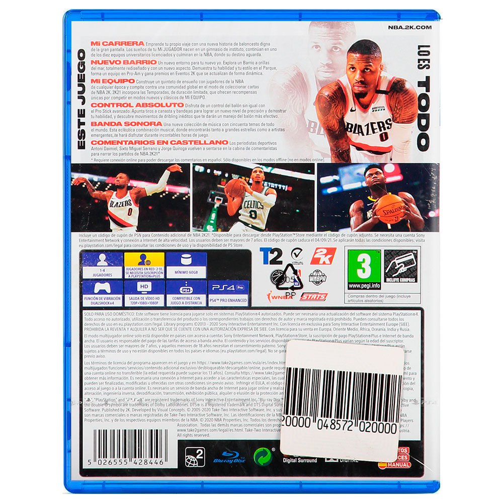 Take 2 games NBA 2K21 PS4 Game