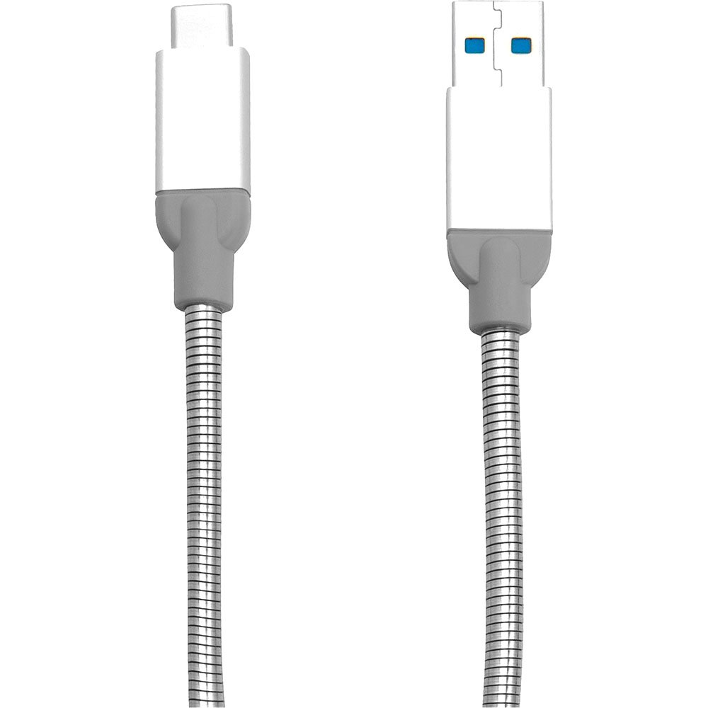 interferens skildring offentliggøre Verbatim Sync&Charge Stainless Steel USB-C to USB-A 3.1 30 cm White| Techinn