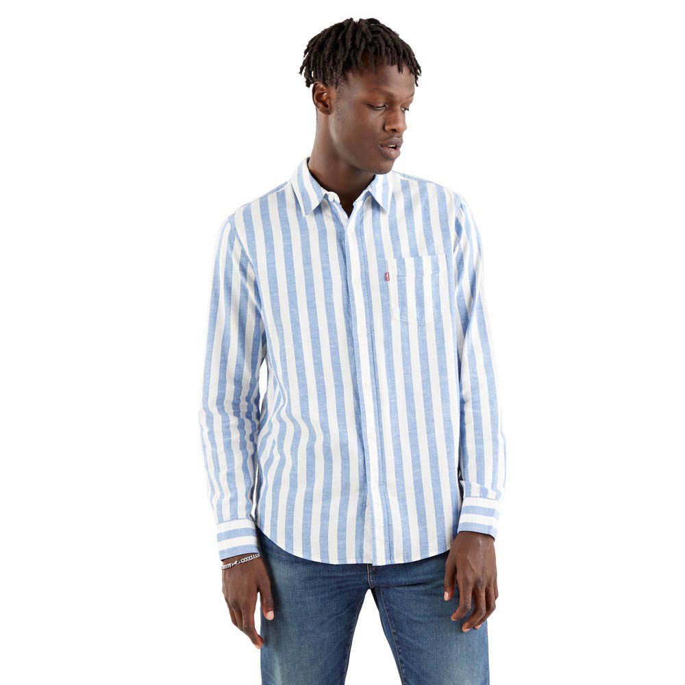 Formindske det tvivler jeg på råolie Levi´s ® Sunset 1 Pocket Standard Long Sleeve Shirt Blue| Dressinn