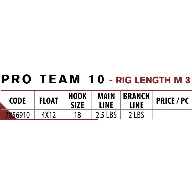 Lineaeffe Ganxo Pro Team 10 Pole Rig