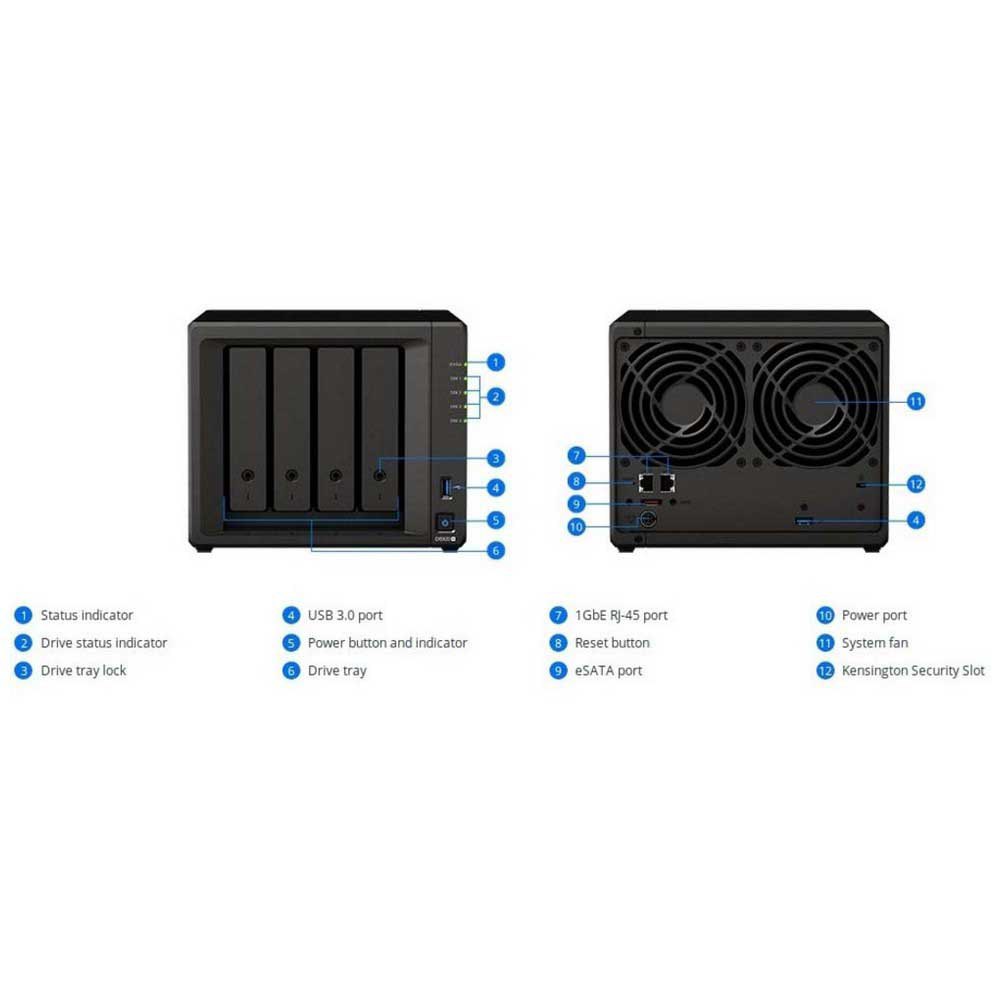 Synology Disk DS920 Plus 4 Bay 2.0 Negro | Techinn