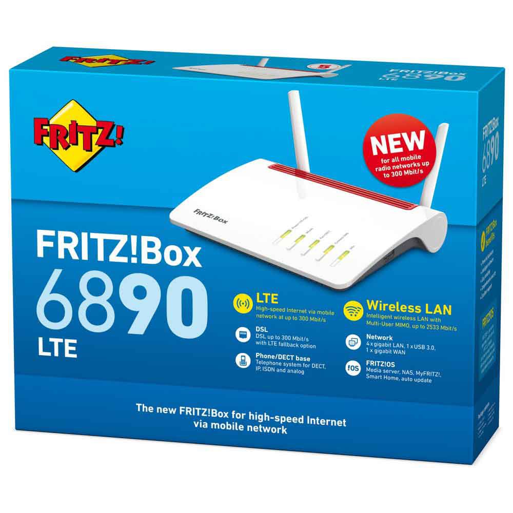 Avm Fritz Box 6890 LTE International Wireless White | Techinn