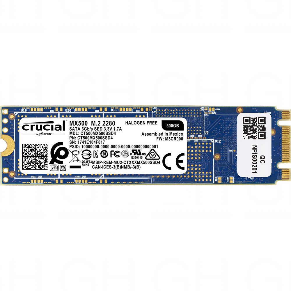 Micron Disco Duro Crucial MX500 M.2 500GB SSD Negro Techinn