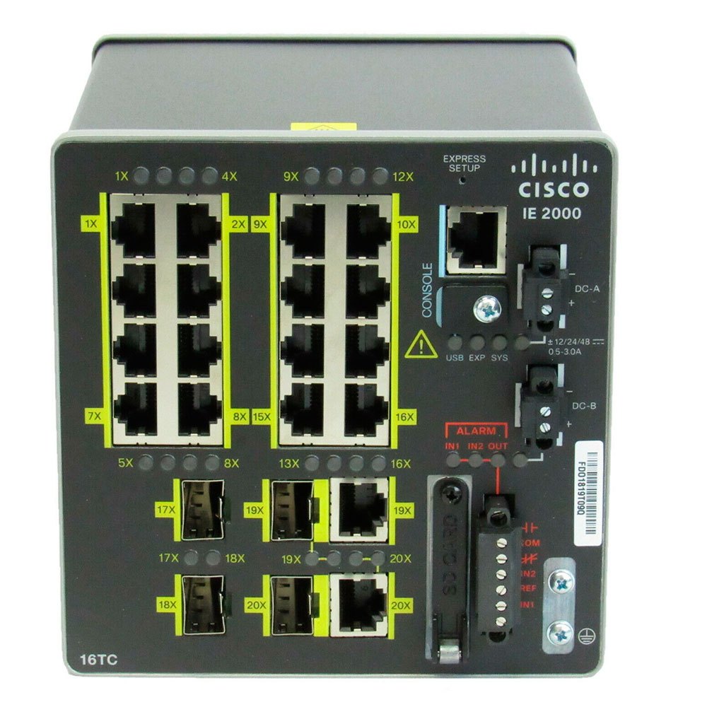 Cisco Conmutador IE 16 10/100.2 FE SFP+2 T/SFP