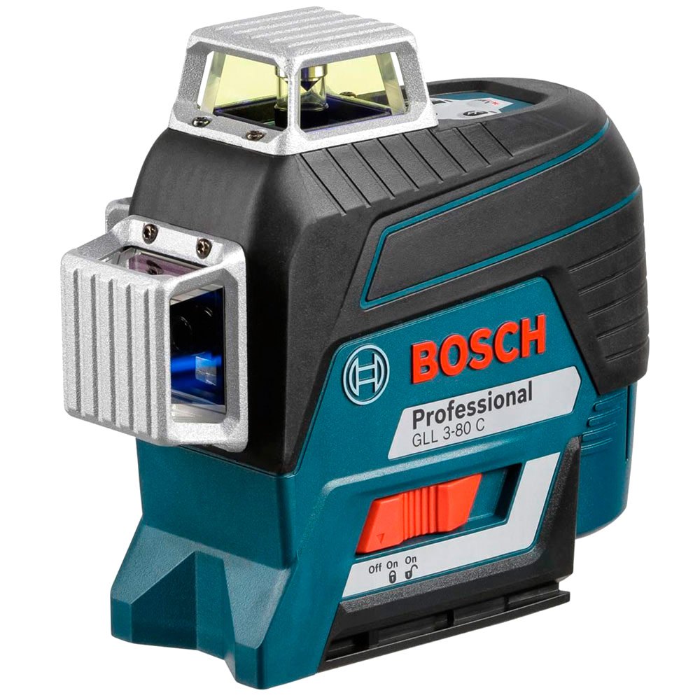 1 Batterie 12 V, Laser Rouge, avec Application Mobile Dédiée, portée : jusqu’à 30 m, dans une L-BOXX Bosch Professional Laser Lignes GLL 3-80 C Télémètre Laser GLM 20 –  Exclusive Set 