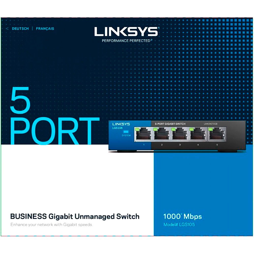Linksys Kontakt Unmanaged Gigabit 5-port LGS105-EU-RTL